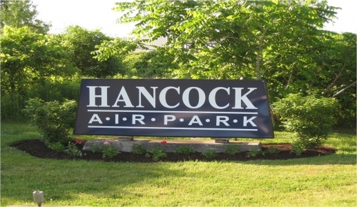 Hancock Airpark Sign Summer