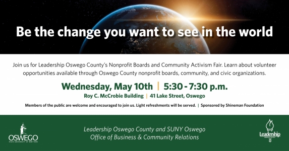 Leadership Oswego County's Nonprofit Boards and Community Activism Fair