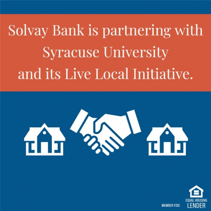 Solvay Bank Partners with Syracuse University on Live Local Initiative