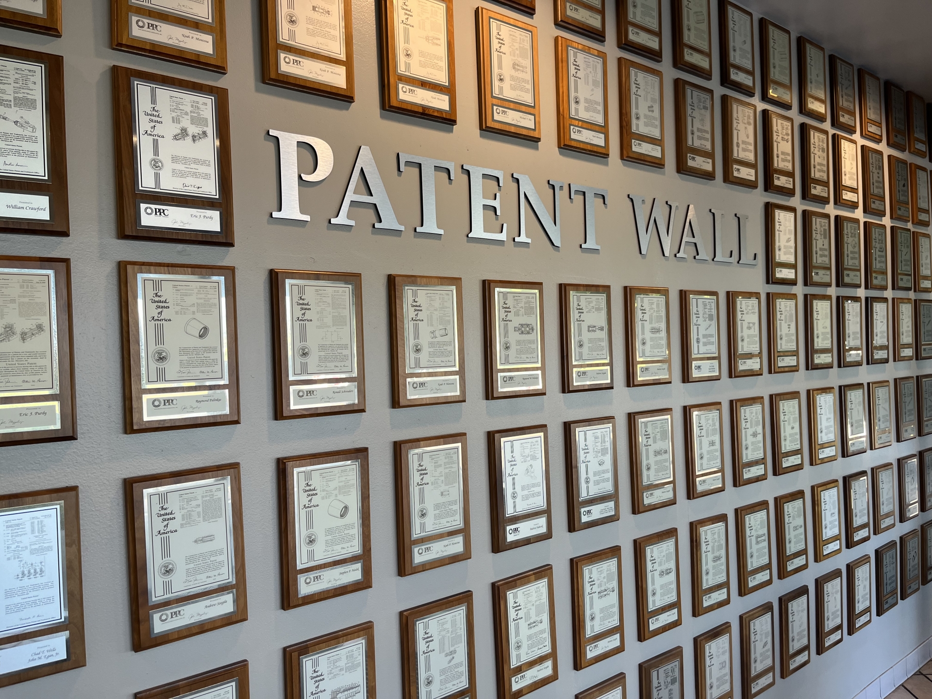 Belden patent wall