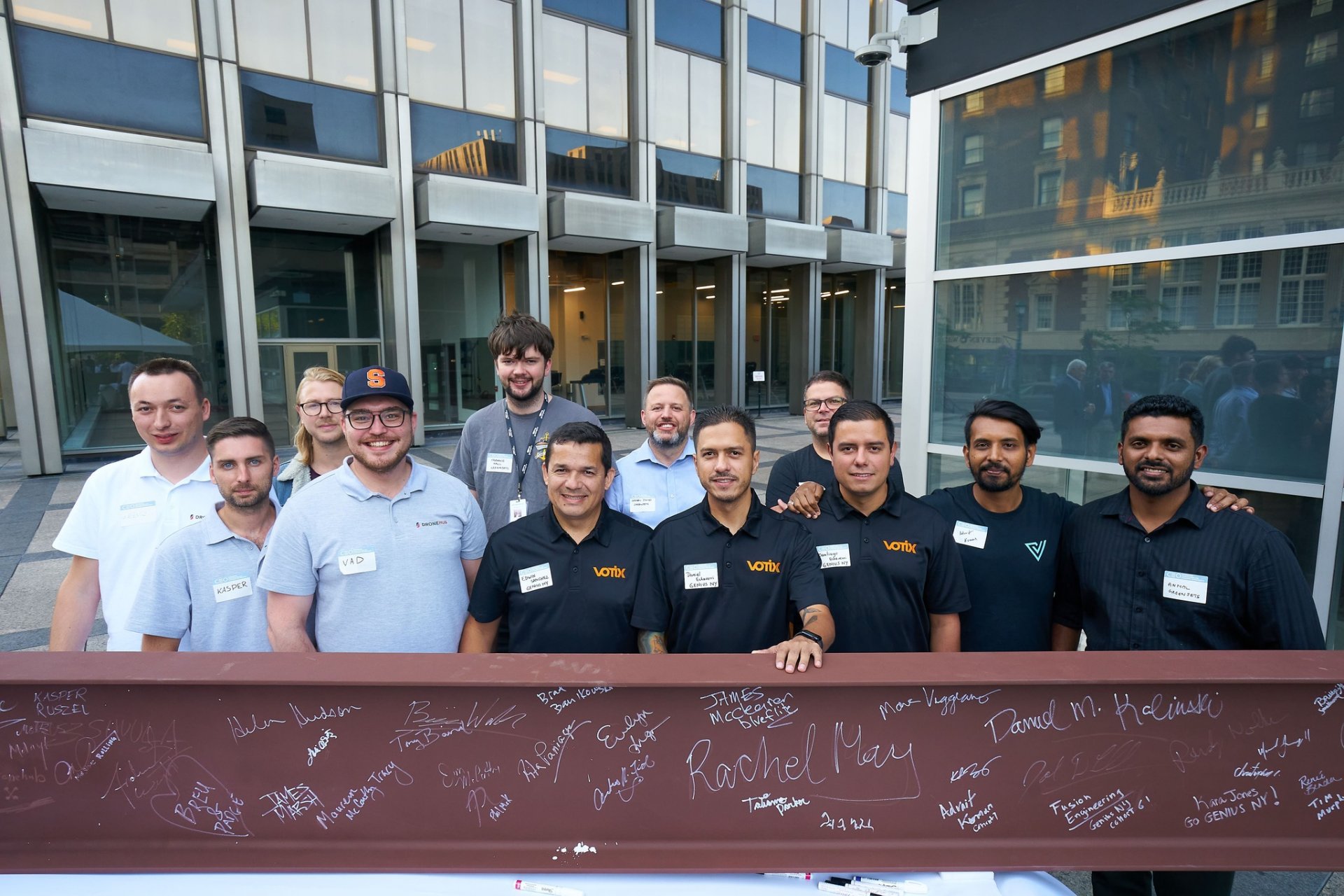 GNY 7 teams in front of TTG beam