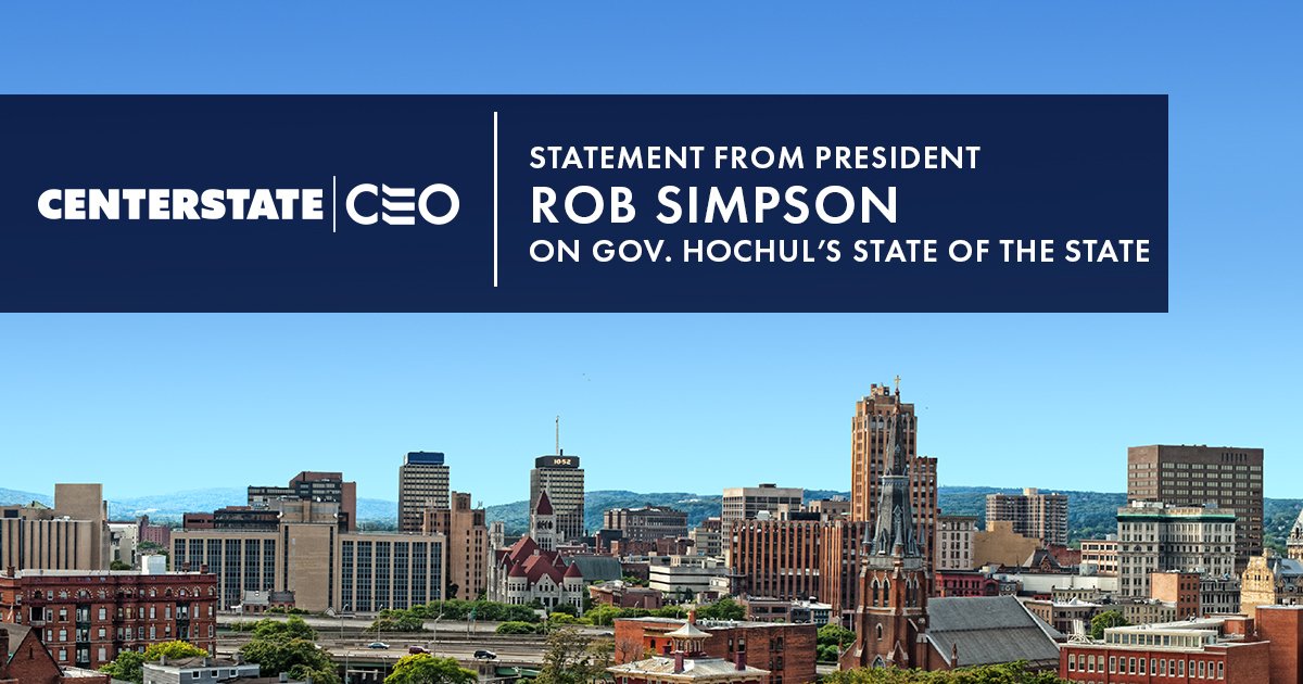 Rob Simpson Statement on State of the State