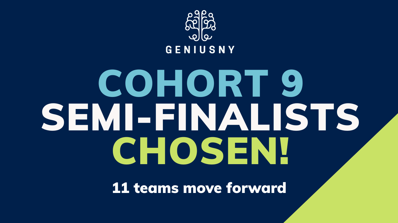 GENIUS NY Round 9 Semifinalists